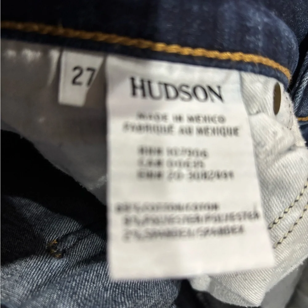 Hudson Dark Blue Skinny Jeans - Picture 11 of 11